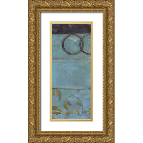 . Gold Ornate Wood Framed Art Print with Double Matting by Haynes, Smith