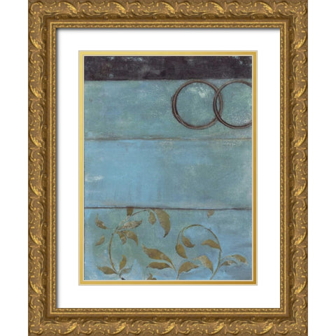 . Gold Ornate Wood Framed Art Print with Double Matting by Haynes, Smith