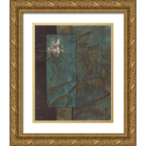 . Gold Ornate Wood Framed Art Print with Double Matting by Haynes, Smith