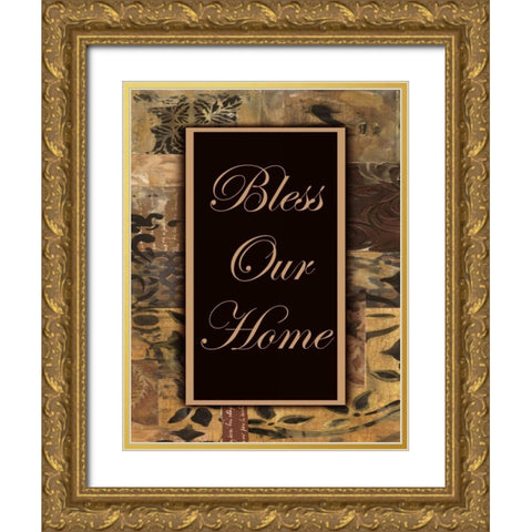 . Gold Ornate Wood Framed Art Print with Double Matting by Haynes, Smith