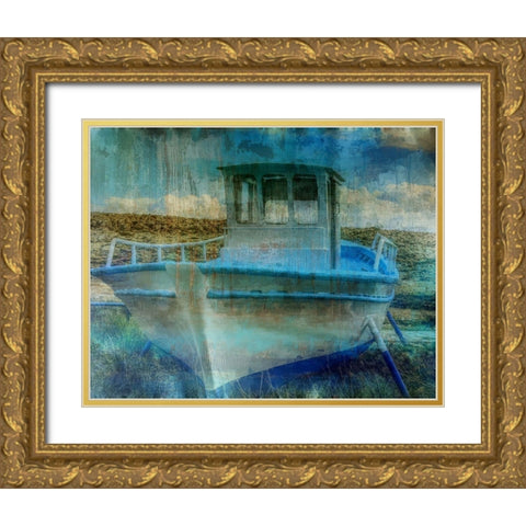 Deep Boating 2 Gold Ornate Wood Framed Art Print with Double Matting by Haynes, Smith