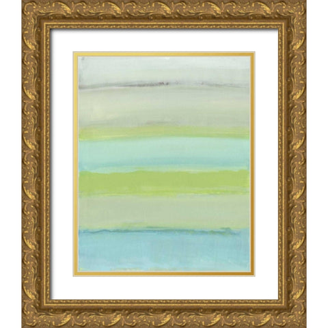 Rainforest Escape Gold Ornate Wood Framed Art Print with Double Matting by Haynes, Smith