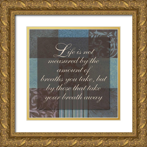 . Gold Ornate Wood Framed Art Print with Double Matting by Haynes, Smith