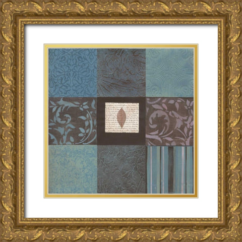 . Gold Ornate Wood Framed Art Print with Double Matting by Haynes, Smith