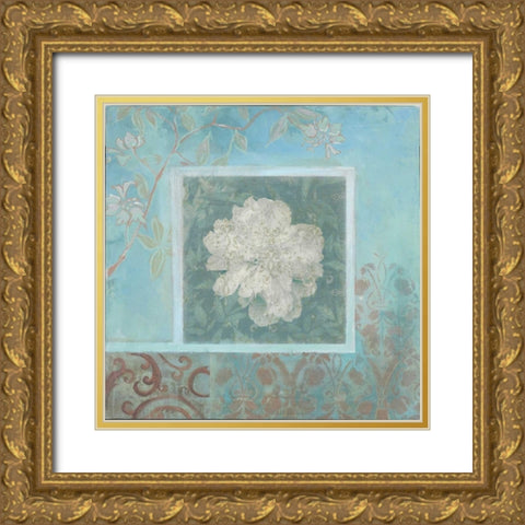 . Gold Ornate Wood Framed Art Print with Double Matting by Haynes, Smith