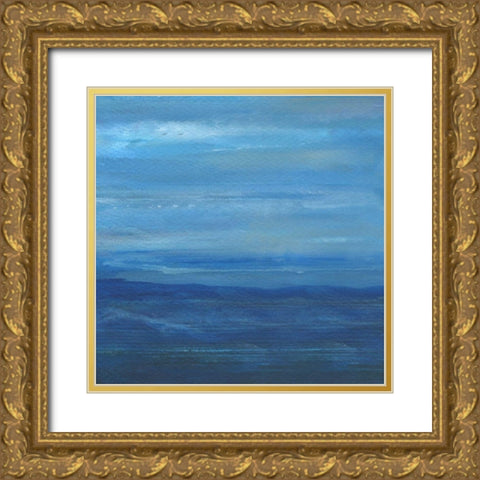 Infinite Sea 2 Gold Ornate Wood Framed Art Print with Double Matting by Haynes, Smith