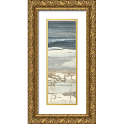 Creamy Memories 3 Gold Ornate Wood Framed Art Print with Double Matting by Haynes, Smith