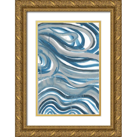 Minerals 1 Gold Ornate Wood Framed Art Print with Double Matting by Haynes, Smith