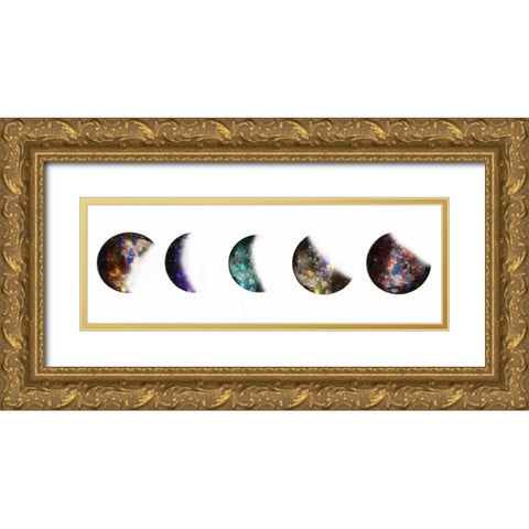 Hello From Above Gold Ornate Wood Framed Art Print with Double Matting by Lewis, Sheldon