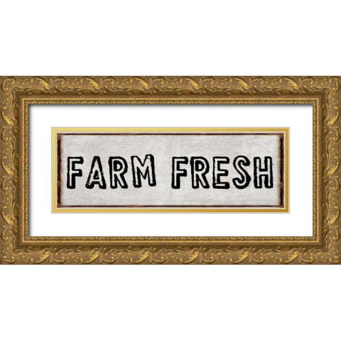 Fresh Produce Gold Ornate Wood Framed Art Print with Double Matting by Lewis, Sheldon
