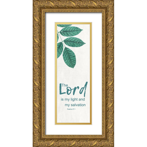 My Salvation Gold Ornate Wood Framed Art Print with Double Matting by Lewis, Sheldon