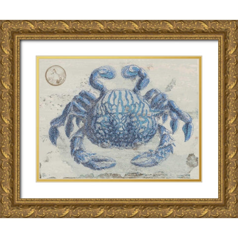Mysterious Crustacean Gold Ornate Wood Framed Art Print with Double Matting by Lewis, Sheldon