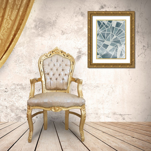 Pure Contemporary 1 Gold Ornate Wood Framed Art Print with Double Matting by Lewis, Sheldon