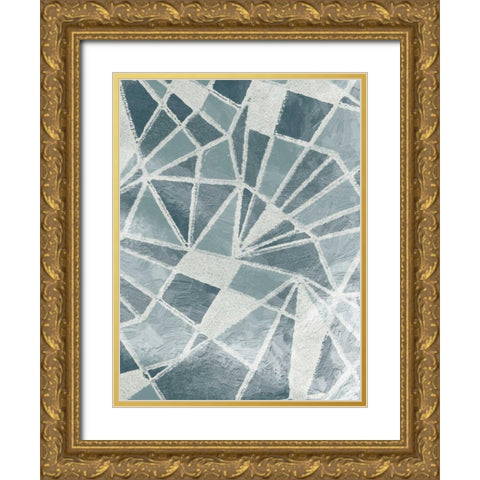 Pure Contemporary 1 Gold Ornate Wood Framed Art Print with Double Matting by Lewis, Sheldon