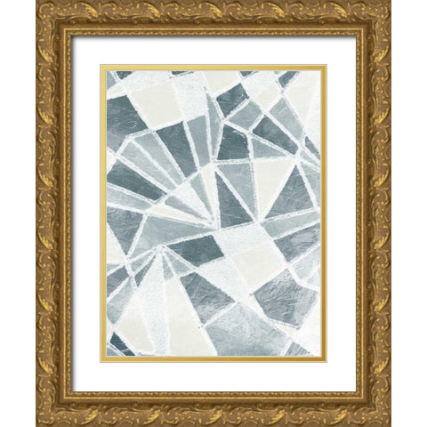 Pure Contemporary Gold Ornate Wood Framed Art Print with Double Matting by Lewis, Sheldon