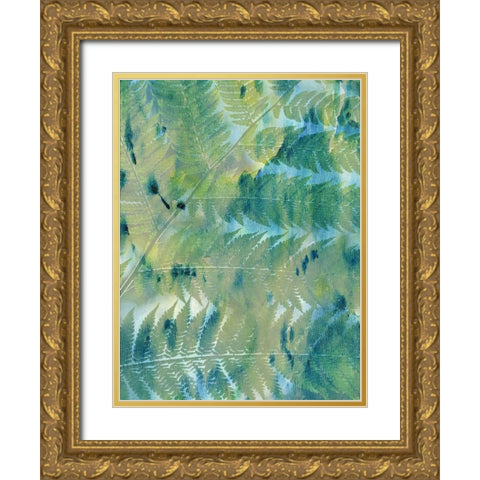 Deep In TheTropic 2 Gold Ornate Wood Framed Art Print with Double Matting by Lewis, Sheldon