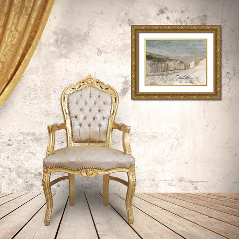 Grenville Bay 1 Gold Ornate Wood Framed Art Print with Double Matting by Lewis, Sheldon