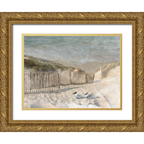 Grenville Bay 1 Gold Ornate Wood Framed Art Print with Double Matting by Lewis, Sheldon