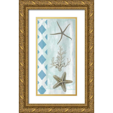 Tranquility Gold Ornate Wood Framed Art Print with Double Matting by Lewis, Sheldon