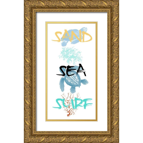Deep Sea Dive 2 Gold Ornate Wood Framed Art Print with Double Matting by Lewis, Sheldon