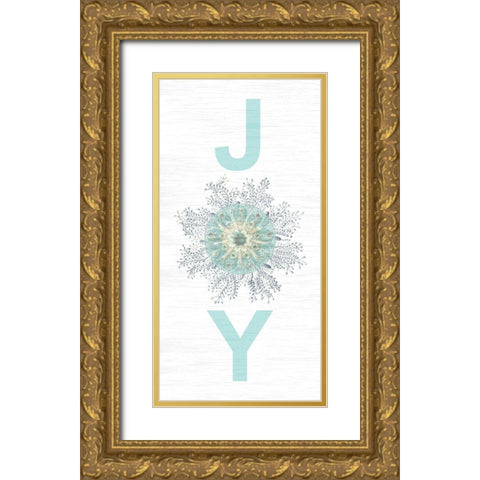 Coast To Joy Gold Ornate Wood Framed Art Print with Double Matting by Lewis, Sheldon