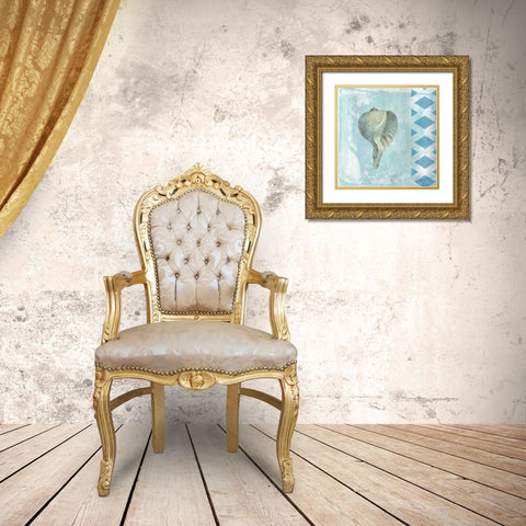 Tranquility 1 Gold Ornate Wood Framed Art Print with Double Matting by Lewis, Sheldon