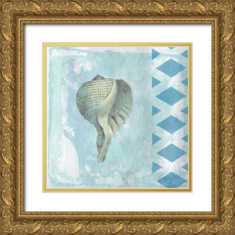 Tranquility 1 Gold Ornate Wood Framed Art Print with Double Matting by Lewis, Sheldon