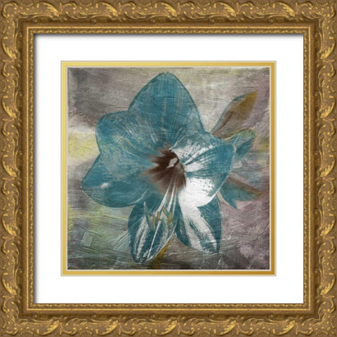 Vibrany Lily Gold Ornate Wood Framed Art Print with Double Matting by Lewis, Sheldon