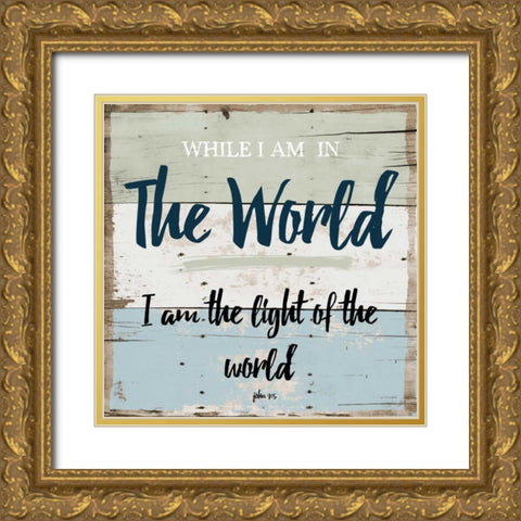 andReligious Wood 2 Gold Ornate Wood Framed Art Print with Double Matting by Lewis, Sheldon