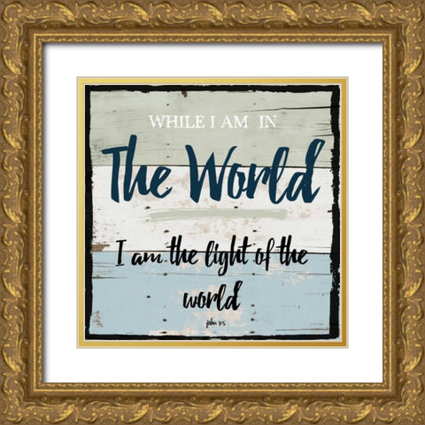 Religious Wood 3 Gold Ornate Wood Framed Art Print with Double Matting by Lewis, Sheldon