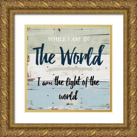 Religious Wood 1 Gold Ornate Wood Framed Art Print with Double Matting by Lewis, Sheldon