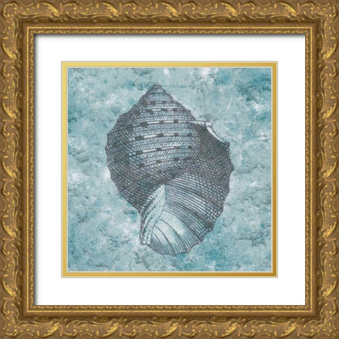 Coastal Cement 1 Gold Ornate Wood Framed Art Print with Double Matting by Lewis, Sheldon