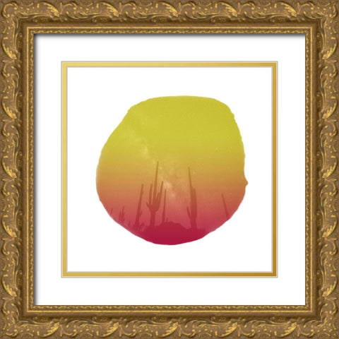 Colored Sky 2 Gold Ornate Wood Framed Art Print with Double Matting by Lewis, Sheldon