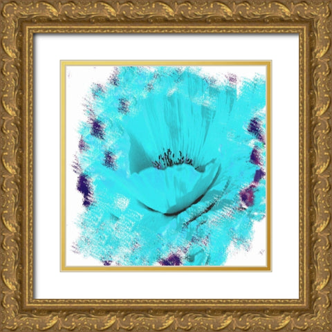 Rose Garden 2 Gold Ornate Wood Framed Art Print with Double Matting by Lewis, Sheldon