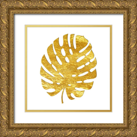 Golden Tropics 3 Gold Ornate Wood Framed Art Print with Double Matting by Lewis, Sheldon