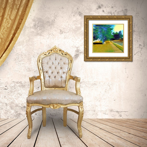 Coldbrook Lane Gold Ornate Wood Framed Art Print with Double Matting by Butcher, Sarah