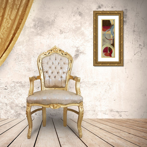 HALO WEAVE VI Gold Ornate Wood Framed Art Print with Double Matting by Greene, Taylor