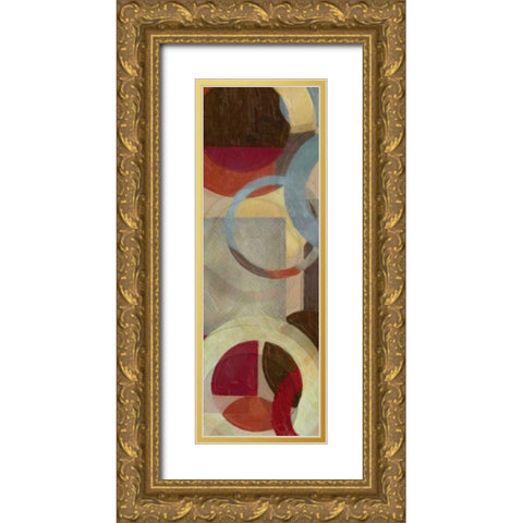 HALO WEAVE VI Gold Ornate Wood Framed Art Print with Double Matting by Greene, Taylor