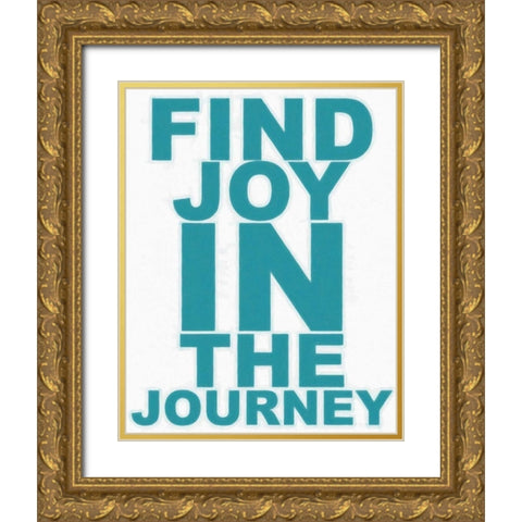 FIND JOY Gold Ornate Wood Framed Art Print with Double Matting by Greene, Taylor