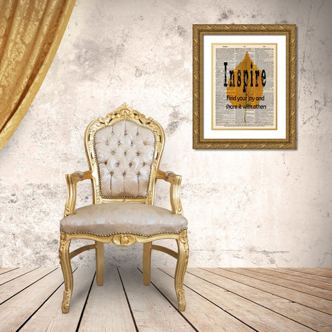 INSPIRE Gold Ornate Wood Framed Art Print with Double Matting by Greene, Taylor