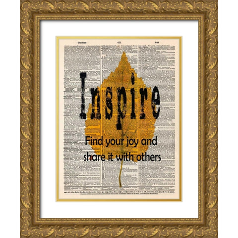INSPIRE Gold Ornate Wood Framed Art Print with Double Matting by Greene, Taylor