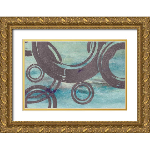 Cement Rings Gold Ornate Wood Framed Art Print with Double Matting by Greene, Taylor