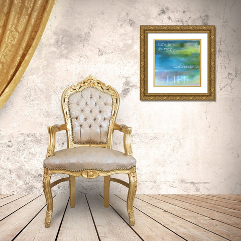 LIFE Gold Ornate Wood Framed Art Print with Double Matting by Greene, Taylor