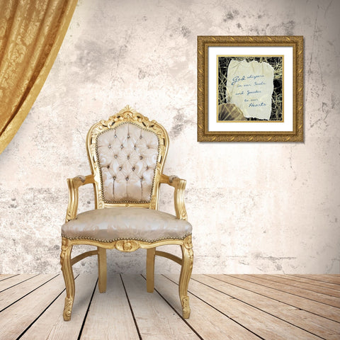 Grass 2 Gold Ornate Wood Framed Art Print with Double Matting by Greene, Taylor
