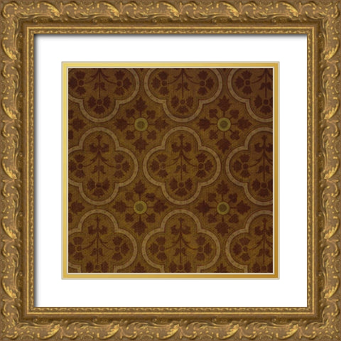 OSCAR GOLD A3 Gold Ornate Wood Framed Art Print with Double Matting by Greene, Taylor