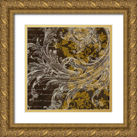 OSCAR GOLD A9 Gold Ornate Wood Framed Art Print with Double Matting by Greene, Taylor