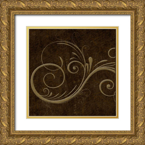 OSCAR GOLD B6 Gold Ornate Wood Framed Art Print with Double Matting by Greene, Taylor