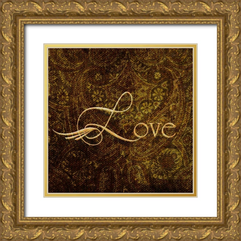 OSCAR GOLD B8 Gold Ornate Wood Framed Art Print with Double Matting by Greene, Taylor