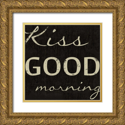 MORNING Gold Ornate Wood Framed Art Print with Double Matting by Greene, Taylor