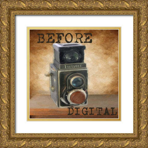 BEFORE DIGITAL Gold Ornate Wood Framed Art Print with Double Matting by Greene, Taylor